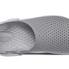 Crocs LiteRide Flash Schoenen Smoke Grey Witte Sandalen 204592-06J