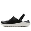 Crocs LiteRide LOGO Crocs Hollow Out Unisex Zwarte Sandalen “Zwart Wit” 205893-066