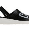 Crocs LiteRide LOGO Crocs Hollow Out Unisex Zwarte Sandalen “Zwart Wit” 205893-066