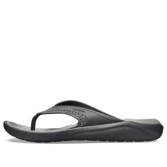 Crocs LiteRide Minimalistische Strandslippers Donkergrijs 205182-0DD