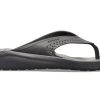 Crocs LiteRide Minimalistische Strandslippers Donkergrijs 205182-0DD