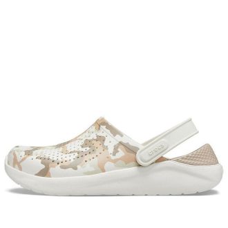 Crocs LiteRide Schoenen Camouflage Print Sandalen Beige 206491-1CN