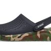 Crocs LiteRide schoenprint klassieke sandalen unisex zwart 206491-0C4