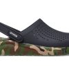 Crocs LiteRide schoenprint klassieke sandalen unisex zwart 206491-0C4