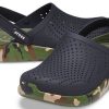 Crocs LiteRide schoenprint klassieke sandalen unisex zwart 206491-0C4