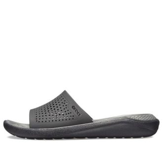 Crocs LiteRide Zwartgrijze Sandalen “Zwartgrijs” 205183-0DD