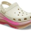 Crocs Mega Crush Color Dip Clog “Wit Roze” 208988-2Y3