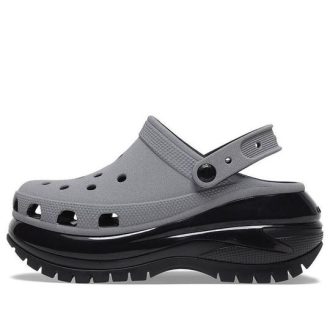 Crocs Mega Crush Reflecterende Klompen “Grijs Zwart” 209172-1LP