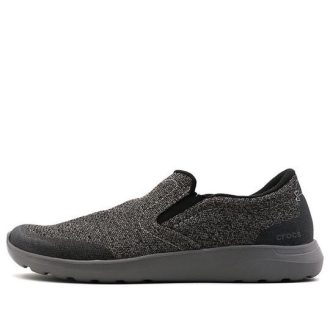 Crocs Outdoor lichtgewicht ademende comfortabele Athleisure casual sportschoen zwart grijs “Black Grey” 203977-05M