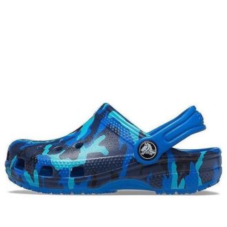 Crocs (PS) Camouflage Printing Beach Blue Sandalen 205813-4JL