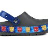 Crocs (PS) CFL Transformers Bnd Lt Slate Graffiti Outdoor Casual Grijze Sandalen 205501-0DA