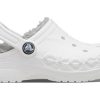 Crocs (PS) Classic Baya gevoerde klomp “Wit Grijs” 207500-11H