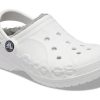 Crocs (PS) Classic Baya gevoerde klomp “Wit Grijs” 207500-11H