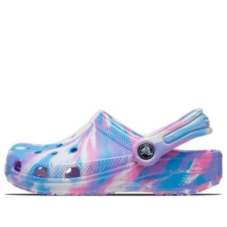 Crocs (PS) Classic Marbled Clog “Blauw Paars Roze” 207464-102