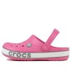 Crocs (PS) Crocband Bold Logo Outdoor Flat Heel Minimalistic Sports Roze Sandalen 206022-65Y