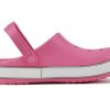 Crocs (PS) Crocband Bold Logo Outdoor Flat Heel Minimalistic Sports Roze Sandalen 206022-65Y