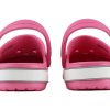 Crocs (PS) Crocband Bold Logo Outdoor Flat Heel Minimalistic Sports Roze Sandalen 206022-65Y