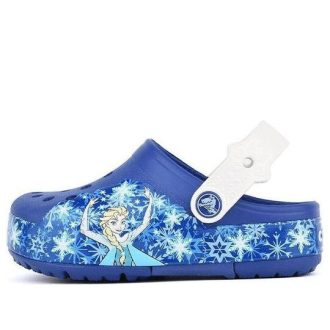 Crocs (PS) Crocslight Frozen Clogs “Blauw Wit” 202357-4BE