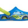 Crocs (PS) Grappig patroon platte hak sportblauwe sandalen 207074-4JL