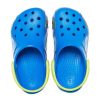 Crocs (PS) Grappig patroon platte hak sportblauwe sandalen 207074-4JL