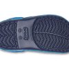 Crocs (PS) Grappige haaienpatroon outdoor platte hak sport diepblauwe sandalen 207070-410