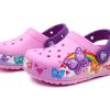 Crocs (PS) Grappige vlinder outdoor platte hak sport roze sandalen 205649-6I2