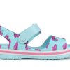 Crocs (PS) Grote Print Crocs Sandalen “Ice Blue” 206262-4O9
