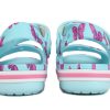 Crocs (PS) Grote Print Crocs Sandalen “Ice Blue” 206262-4O9