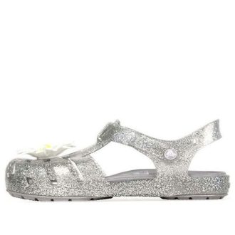 Crocs (PS) Isabella Charm Minimalistische Casual Sandalen Zilver 205535-040