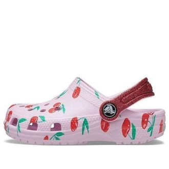 Crocs (PS) Klassieke klomp Fruitprint Stijlvolle Sport Roze Sandalen 207150-6GD