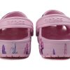 Crocs (PS) Klassieke klomp met vlinderpatroon, platte hak en roze sportschoenen, 206414-6GD