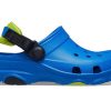 Crocs (PS) Platte Blauwe Sandalen met Hak 207011-4JL