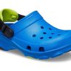 Crocs (PS) Platte Blauwe Sandalen met Hak 207011-4JL