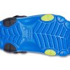 Crocs (PS) Platte Blauwe Sandalen met Hak 207011-4JL