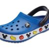Crocs (PS) Small Crocs Mickey Cozy antislip sportblauwe sandalen 204992-4GX