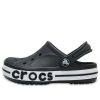 Crocs (PS) Small Crocs Outdoor Flat Heel Beach Sports Zwart Wit Sandalen “Black White” 205100-001