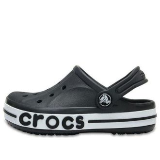 Crocs (PS) Small Crocs Outdoor Flat Heel Beach Sports Zwart Wit Sandalen “Black White” 205100-001