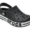 Crocs (PS) Small Crocs Outdoor Flat Heel Beach Sports Zwart Wit Sandalen “Black White” 205100-001
