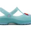 Crocs (PS) Small Crocs Outdoor Flat Heel Sports ijsblauwe sandalen 205534-4O9