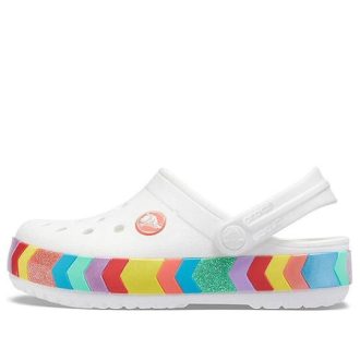 Crocs Rainbow Outdoor Beach Sports Big Boys Witte Sandalen 207007-100