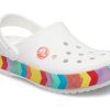 Crocs Rainbow Outdoor Beach Sports Big Boys Witte Sandalen 207007-100