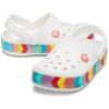 Crocs Rainbow Outdoor Beach Sports Big Boys Witte Sandalen 207007-100