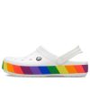 Crocs Rainbow White Sandalen 206361-94S