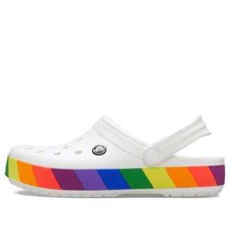 Crocs Rainbow White Sandalen 206361-94S