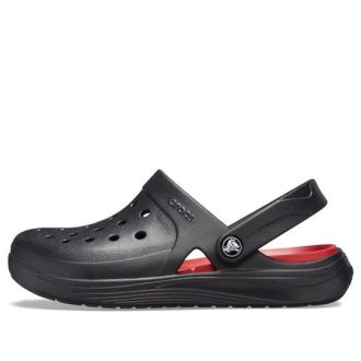 Crocs Reviva Beach Sandalen Zwart Rood 205852-0BU