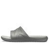 Crocs Reviva Cozy antislip platte sportpantoffels unisex grijs 205546-0DV