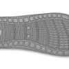 Crocs Reviva Cozy antislip platte sportpantoffels unisex grijs 205546-0DV