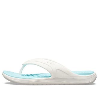 Crocs Reviva slippers blauw wit 205545-18B