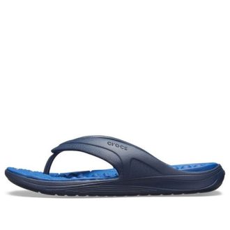 Crocs Reviva slippers diepblauw 205545-4HI