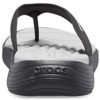 Crocs Reviva slippers wit zwart 205715-060